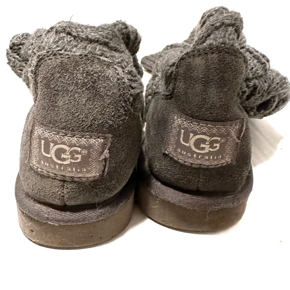 Rare UGG Over The Knee Twisted Knit Boots